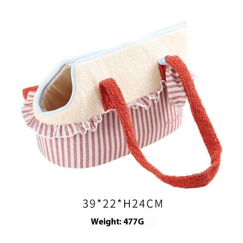 Warm Shoulder Bag for Cats and Small Dogs