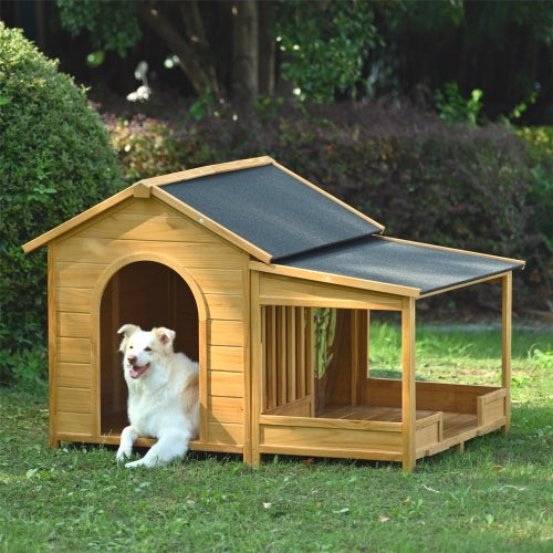 Solid Wood Cat Play Enclosure with Large Living Space