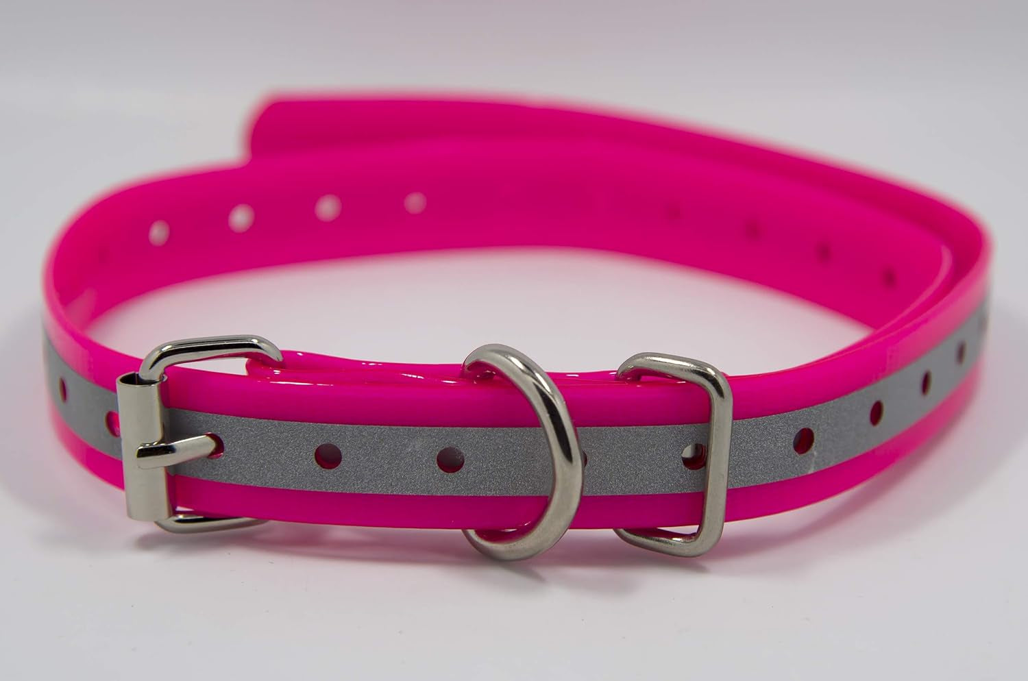 Replacement ¾” Collar Strap Bands with Double Buckle Loop for All Brands of Pet Shock Bark E Collars and Fences.