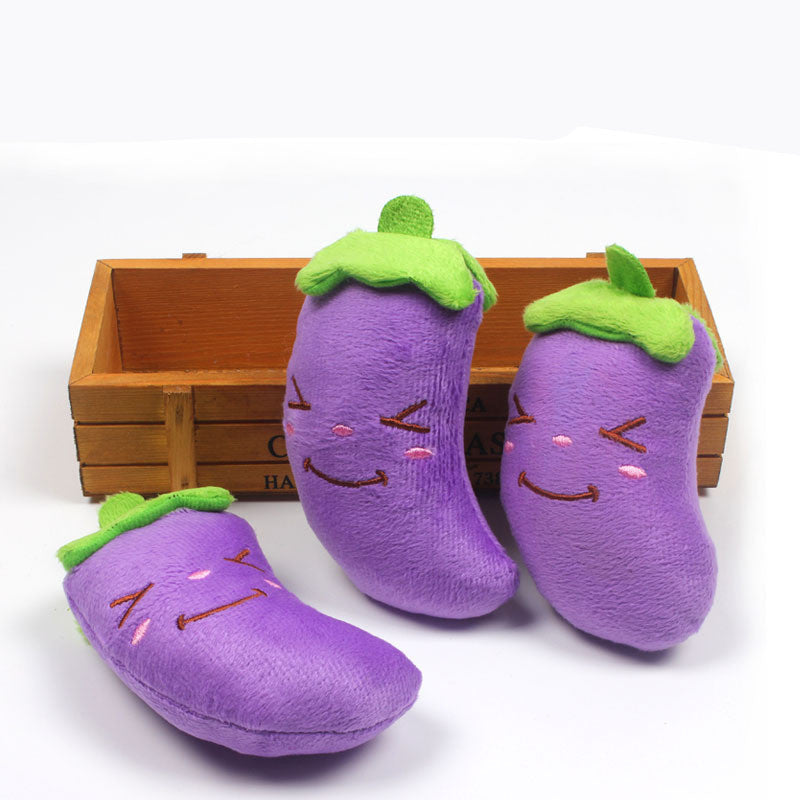 Simulation Eggplant Plush Toy