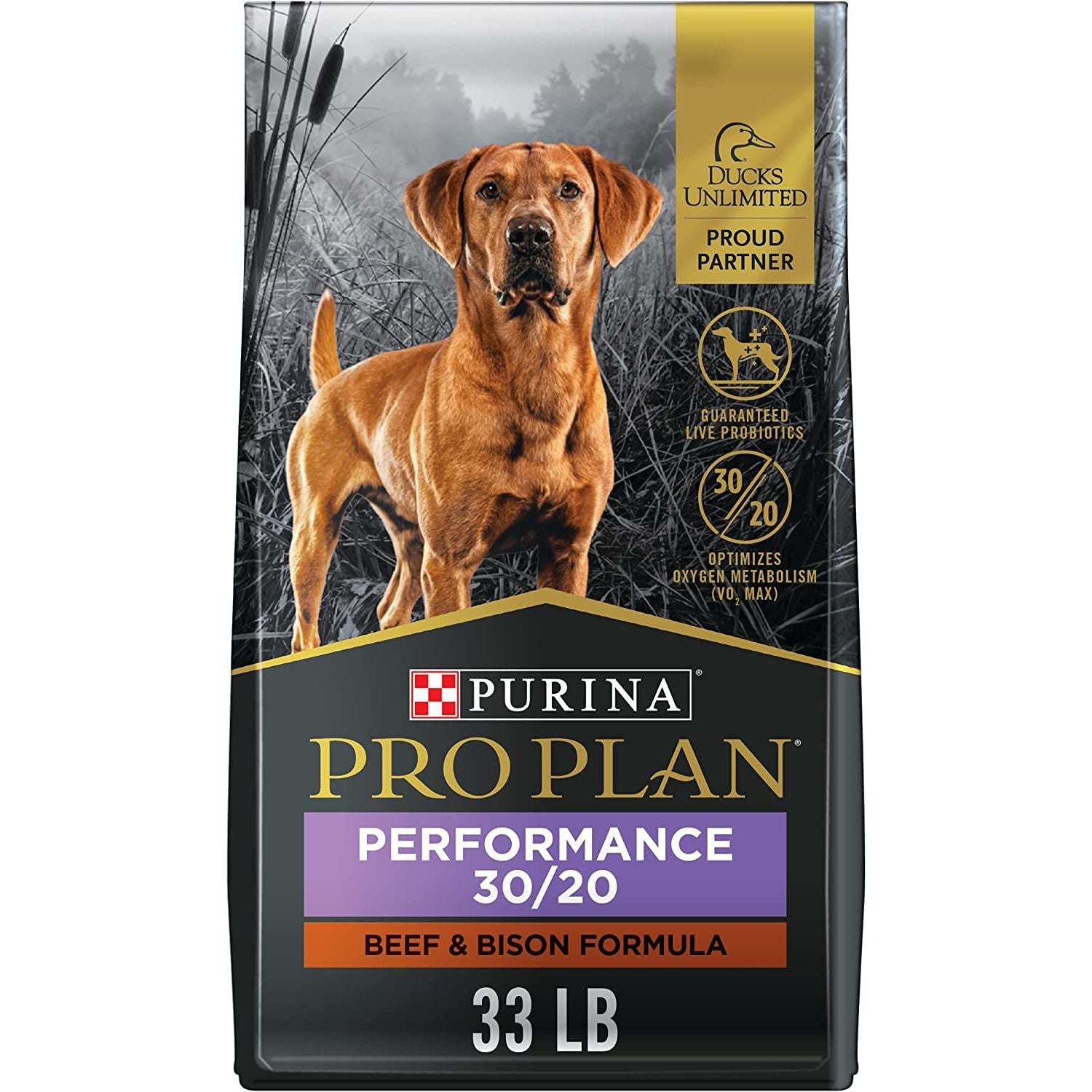 Sport Performance 30/20 Beef & Bison Formula Dry Dog Food - 33 Lb. Bag