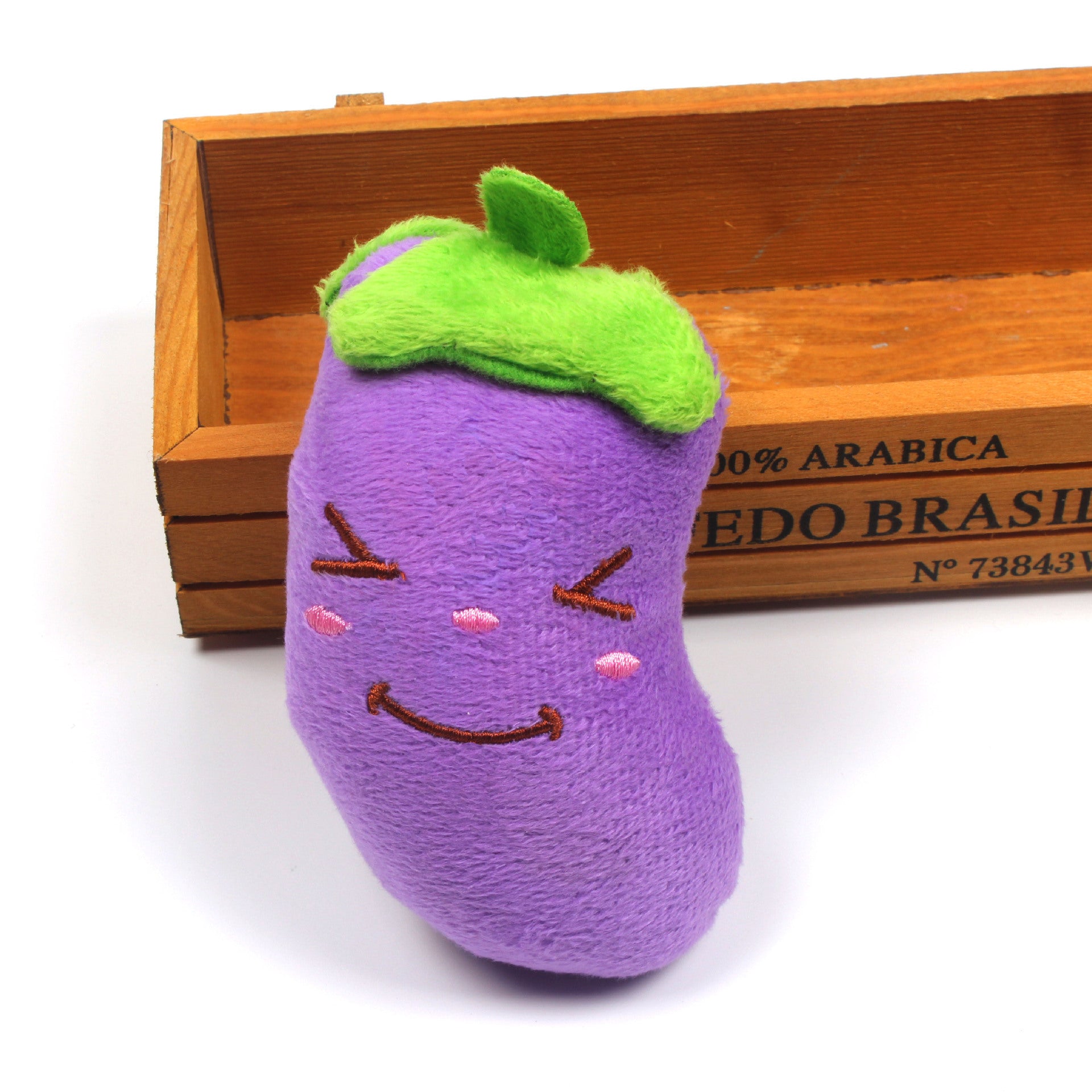 Simulation Eggplant Plush Toy