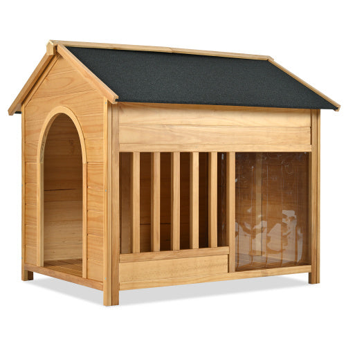 Solid Wood Cat Play Enclosure with Large Living Space