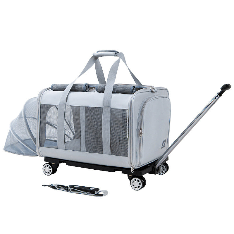 Large Trolley Bag for Cats and Dogs – Perfect for Travel