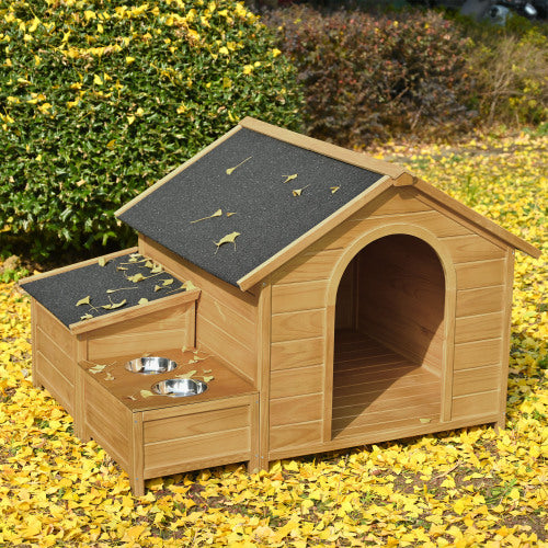 Large Outdoor Cat Enclosure with Roof, Perch, and Sleeping Box