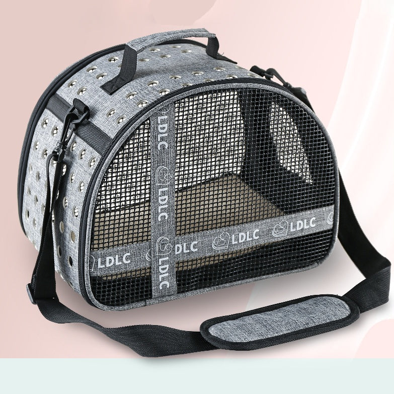 One-Shoulder Cat Bag – Includes Litter Storage for Travel