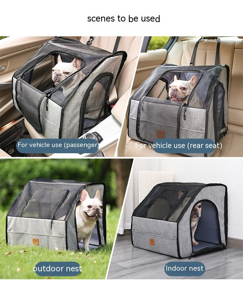 Portable Pet Cage Nest for Dogs – Compact Outdoor Travel Design