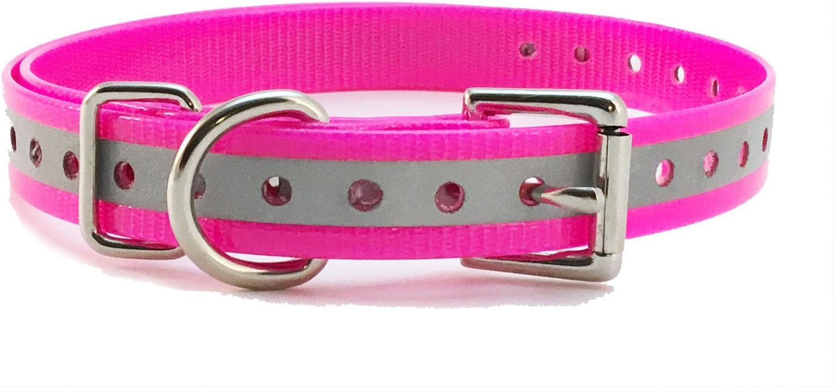 Replacement ¾” Collar Strap Bands with Double Buckle Loop for All Brands of Pet Shock Bark E Collars and Fences.