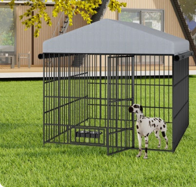 Oversized Grey Cat Cage for Large Breeds