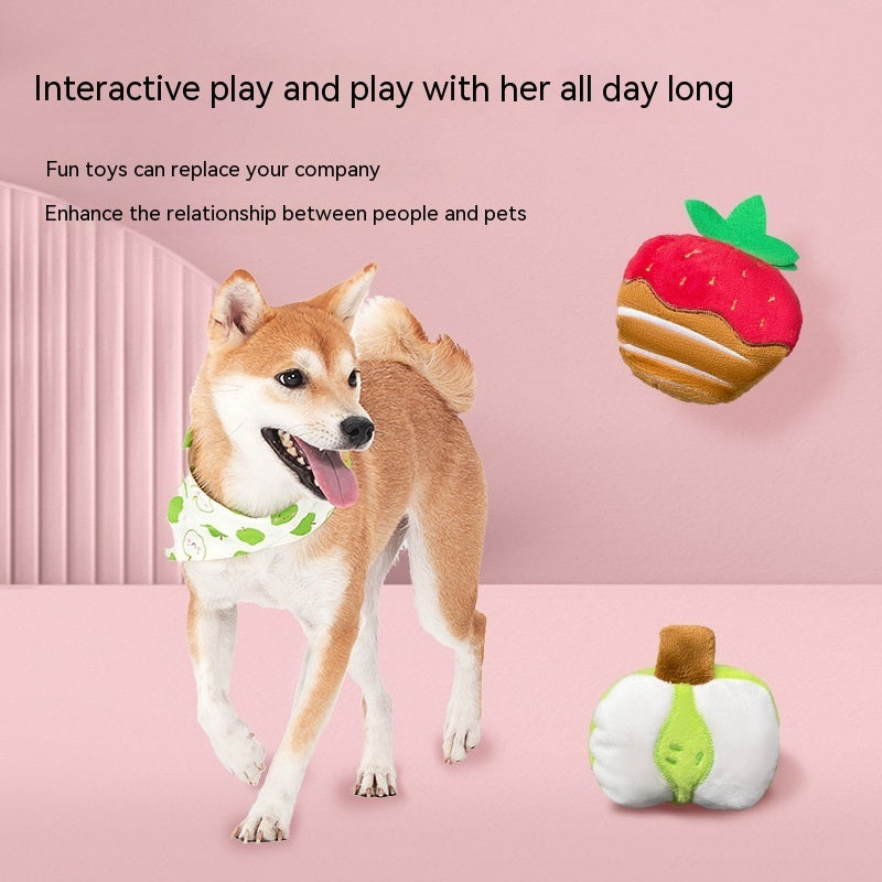 Strawberry Chocolate Dog Toy – Fun & Interactive