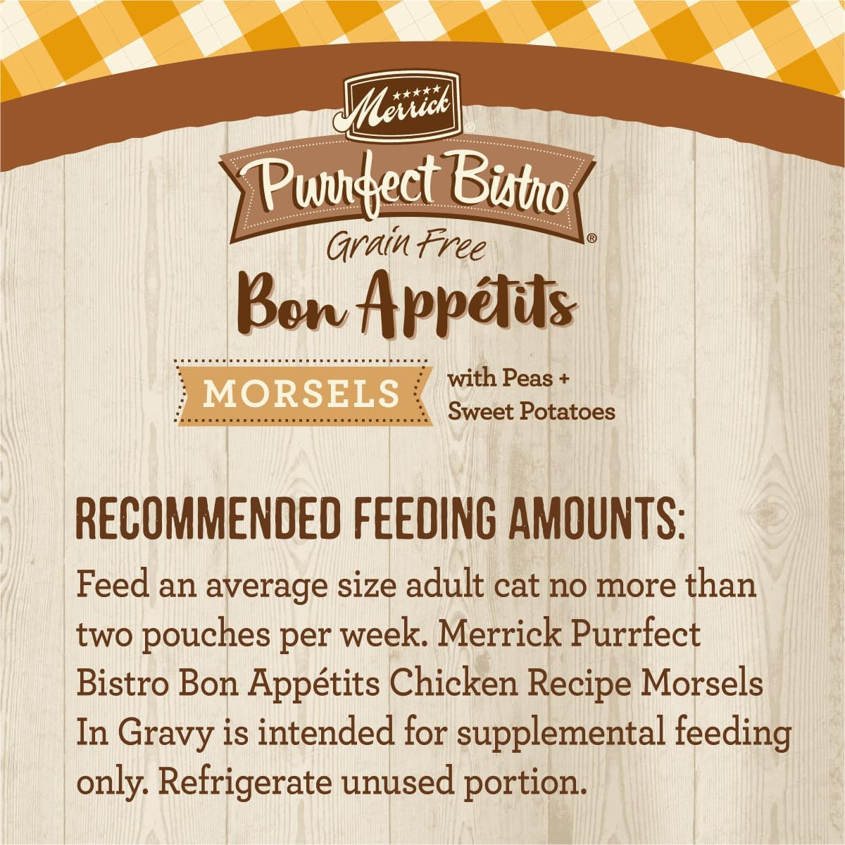 Purrfect Bistro Bon Appetits Grain Free Wet Cat Food Chicken Recipe Morsels in Gravy - (Pack of 24) 3 Oz. Pouches