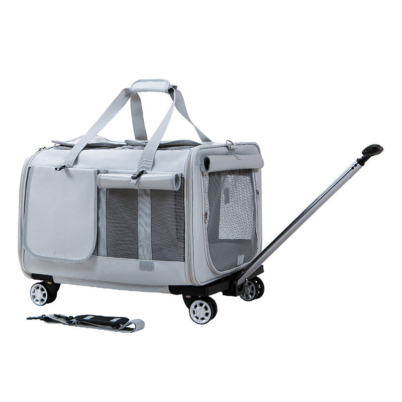 Large Trolley Bag for Cats and Dogs – Perfect for Travel