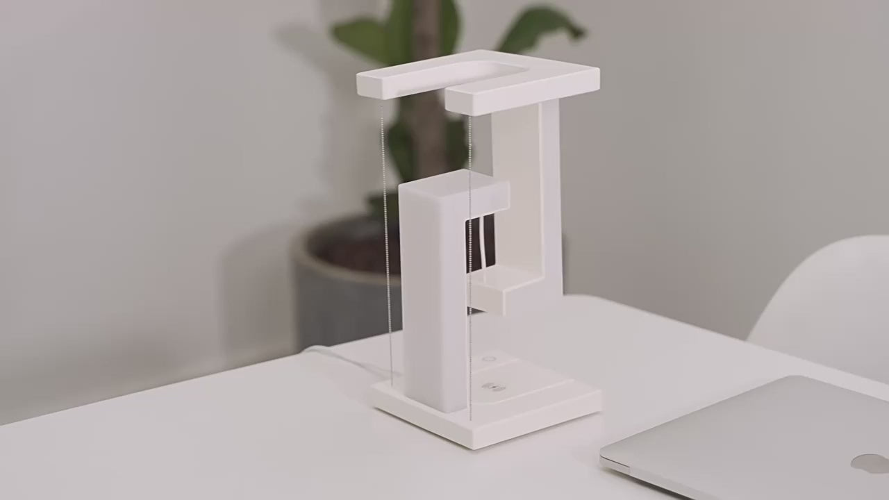 Creative Wireless Charging Suspension Table Lamp - Floating Balance Lamp for Home & Bedroom